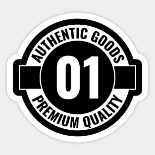 Authentic Goods Sticker